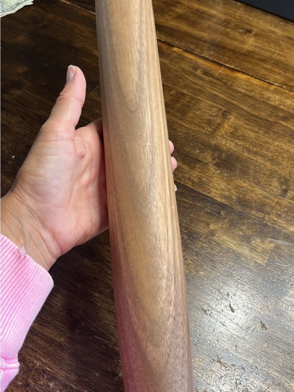 The Carpenter’s Shop French rolling pin- Natural Brown walnut